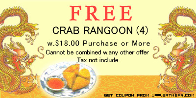 FREE CRAB RANGOON(4)