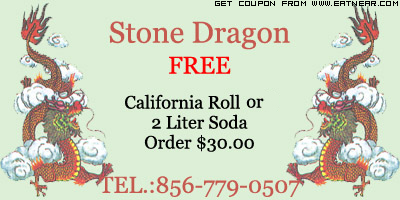 FREE California Roll and 2 Liter Soda