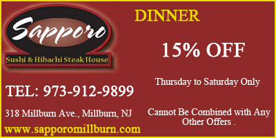 DINNER 15% OFF