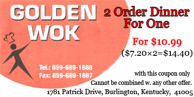 2 Order Dinner For One
