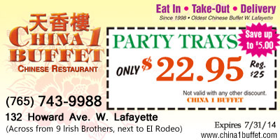 Party Trays only $20.00