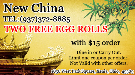 TWO FREE EGG ROLLS