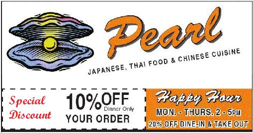 Special discount and Happy Hour