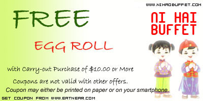 FREE EGG ROLL