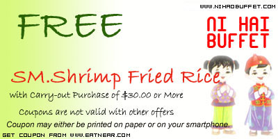 FREE SM. SHRIMP FRIED RICE