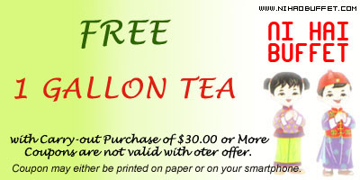 FREE 1 GALLON TEA