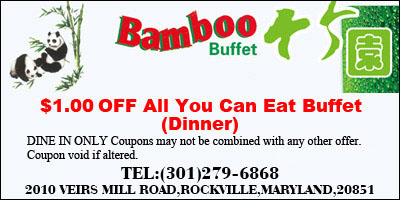 $1.00 OFF All You Can Eat Buffet (Dinner)