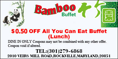 $0.50 OFF All You Can Eat Buffet (Lunch)