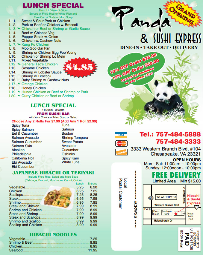 Panda & Sushi Express