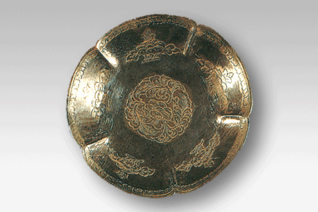 photo of Silver Dish with Flowere Pattern (Tang Dynasty)