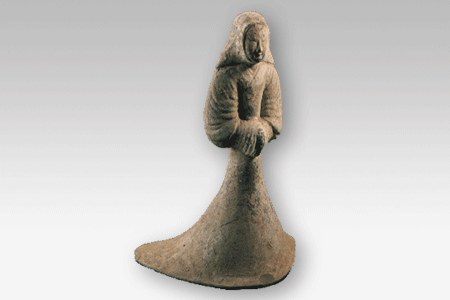 photo of Standing Female with Flared Skirt (Han Dynasty)