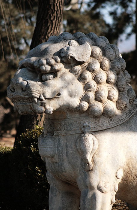 photo of stone statue of animal1