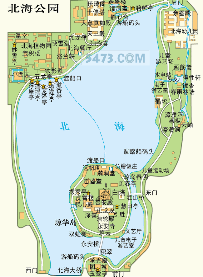 photo of Guide Map of Beihai Park