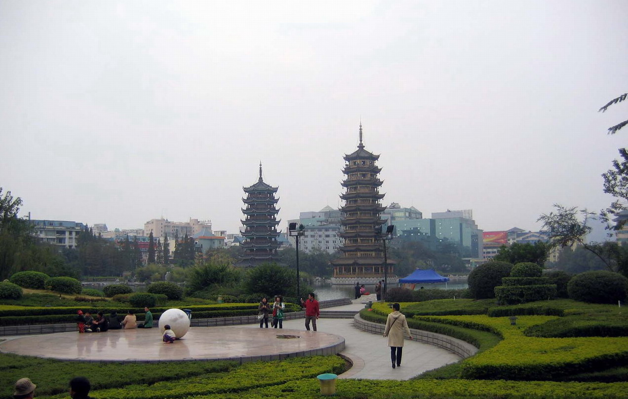 photo of Two Towers of Shanhu Lake1