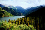 Tianchi Lake at Mountain Tianshan4