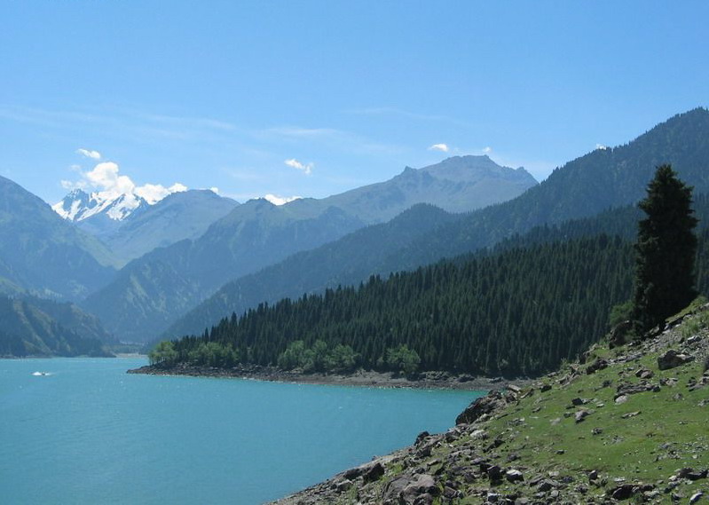 Tianchi Lake at Mountain Tianshan6