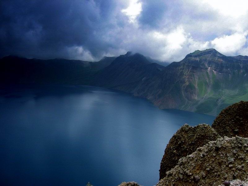 Tianchi Lake at Mountain Tianshan10