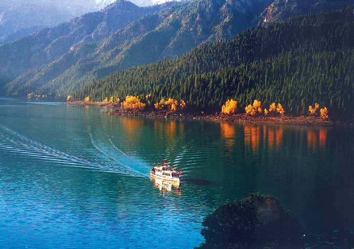 Tianchi Lake at Mountain Tianshan11