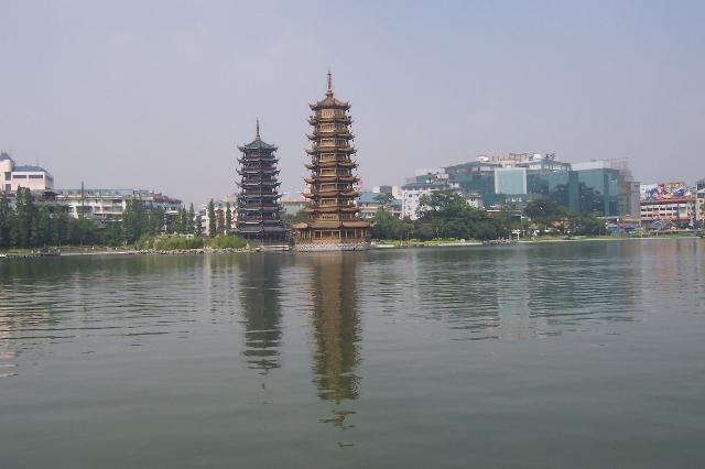 Two Towers of Shanhu Lake2